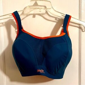 Panache Teal and Orange Sports Bra